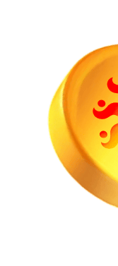 right side positioned coin